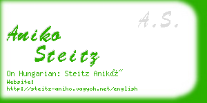 aniko steitz business card